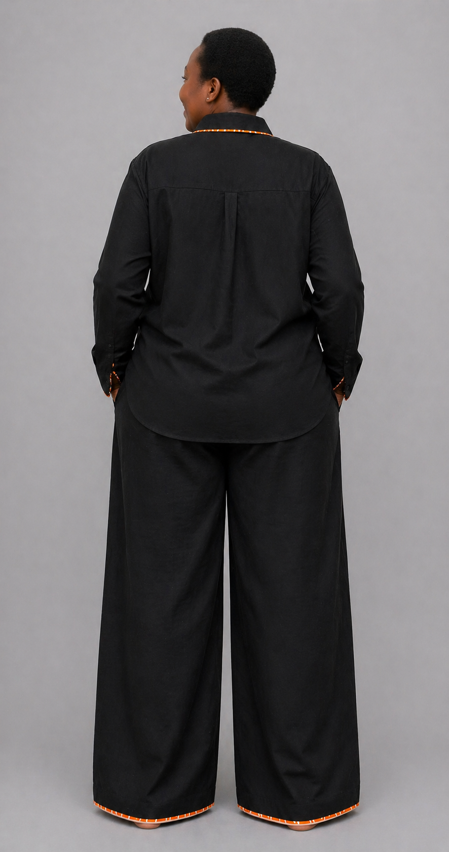 Ahvi Linen 2 Piece In Black