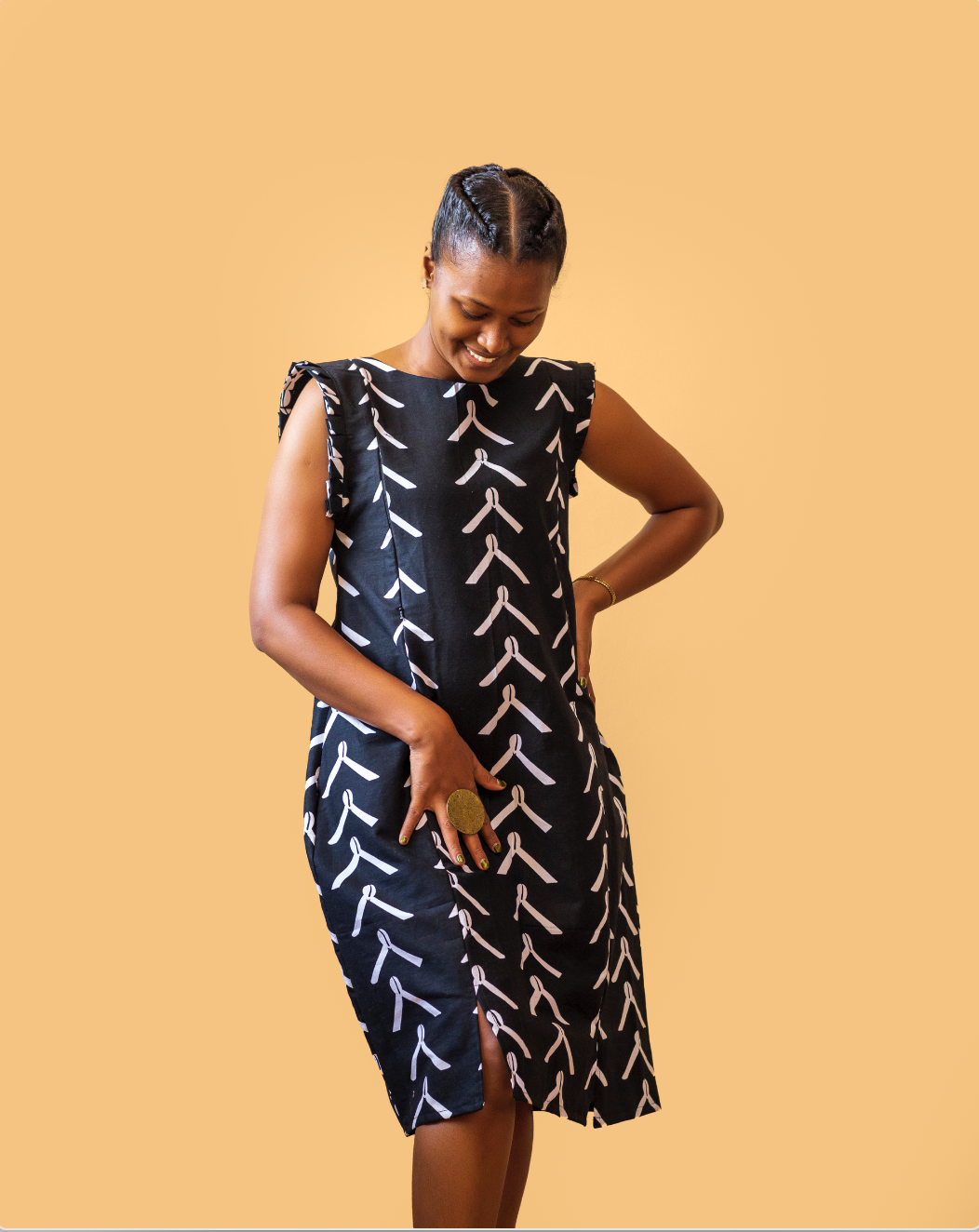 Ella Kente Breastfeeding Dress
