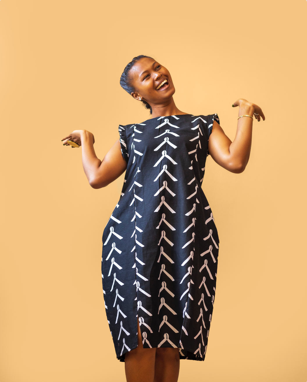 Ella Kente Breastfeeding Dress