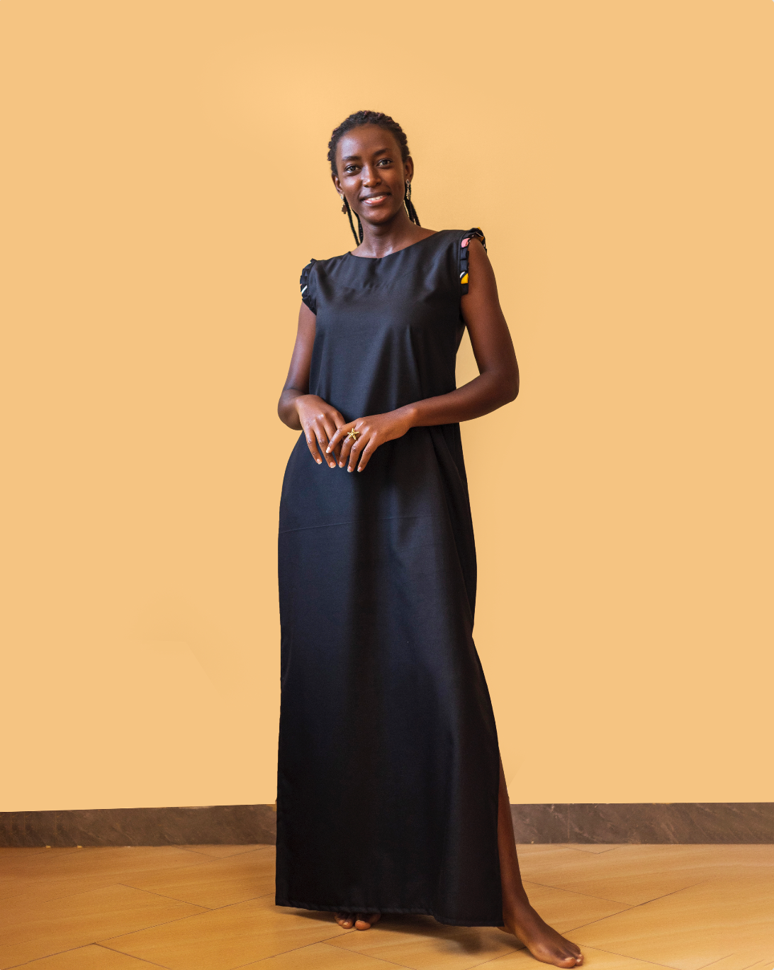 Ella Maxi Dress- Front Back Edition