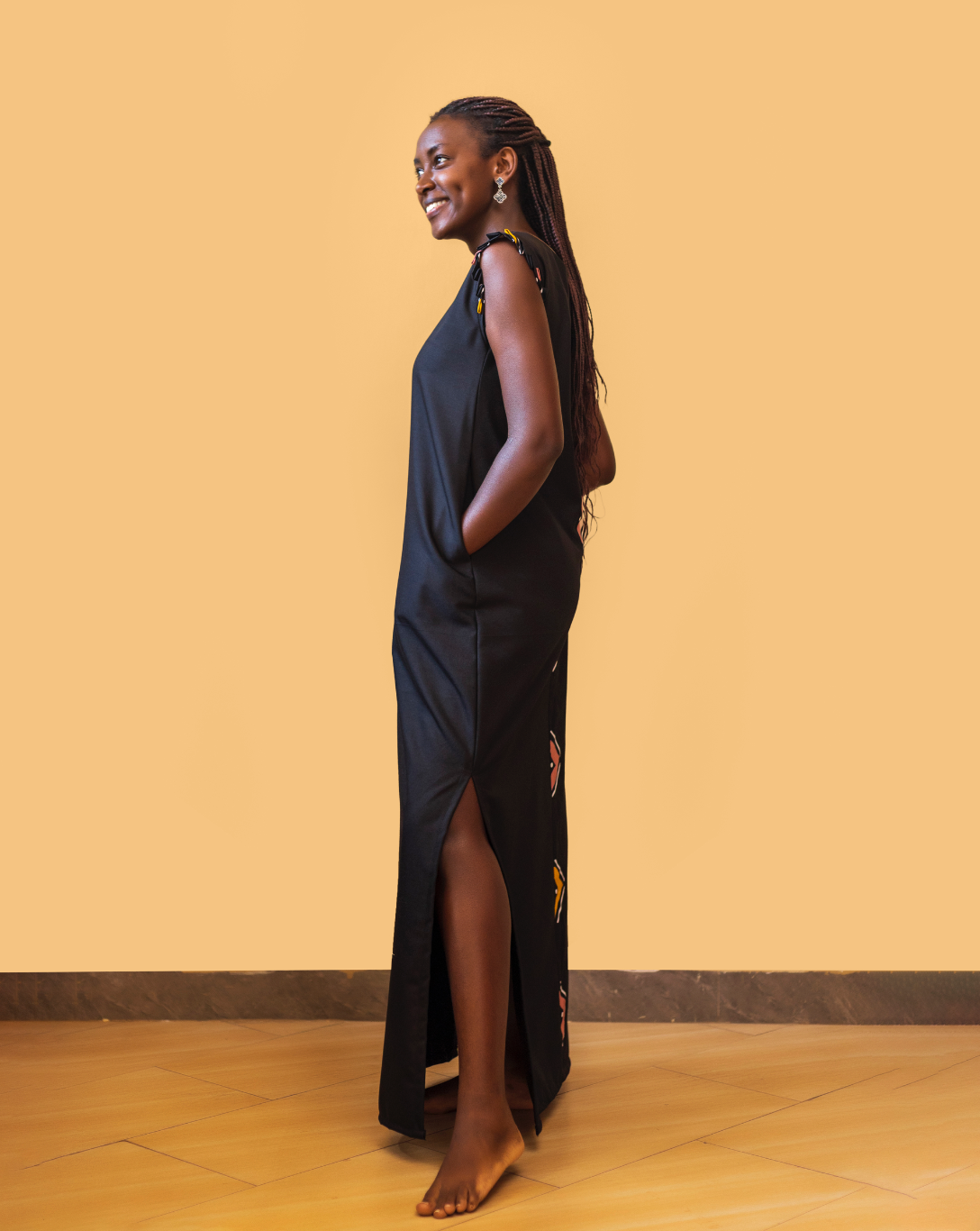 Ella Maxi Dress- Front Back Edition
