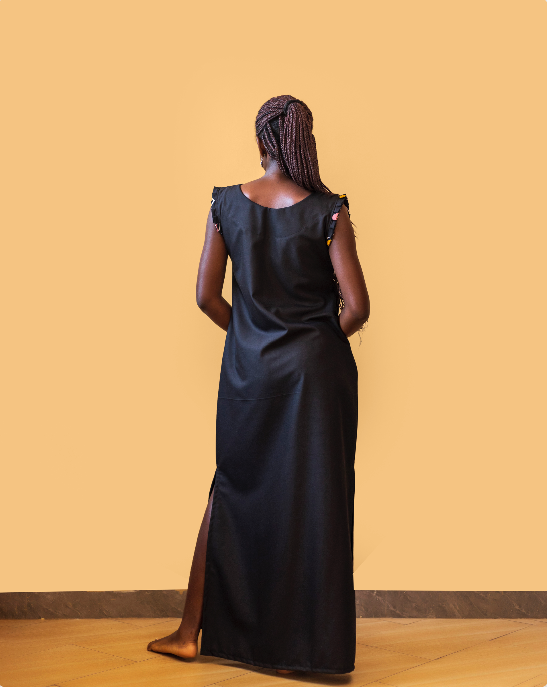 Ella Maxi Dress- Front Back Edition