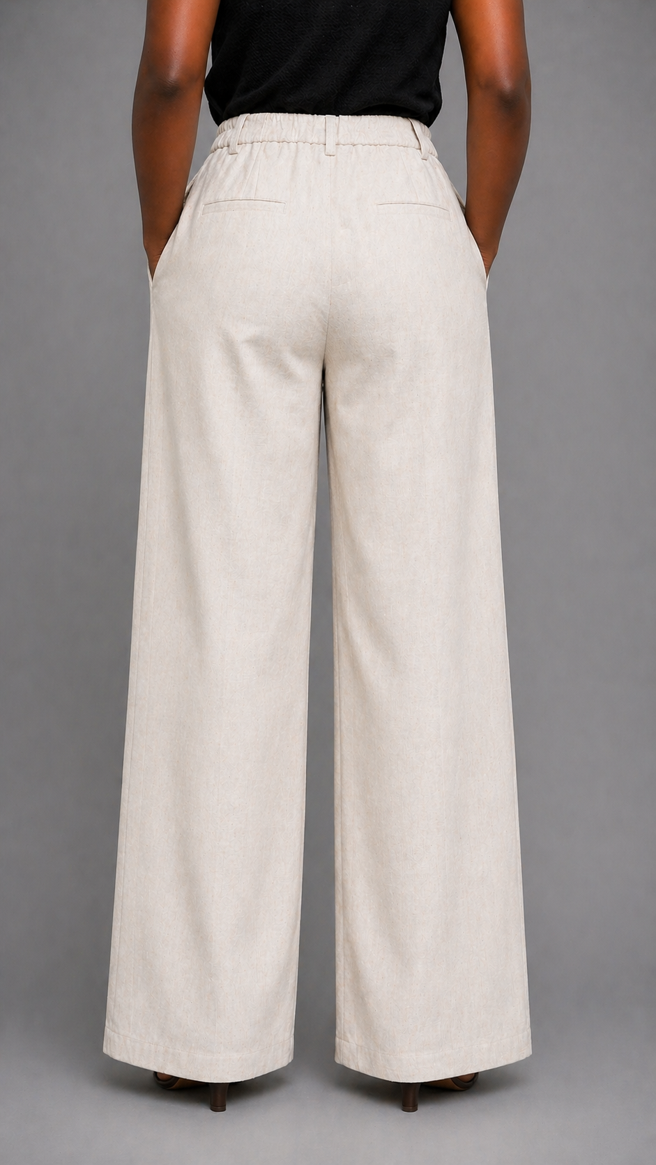 The Malia Linen Pants In Cream