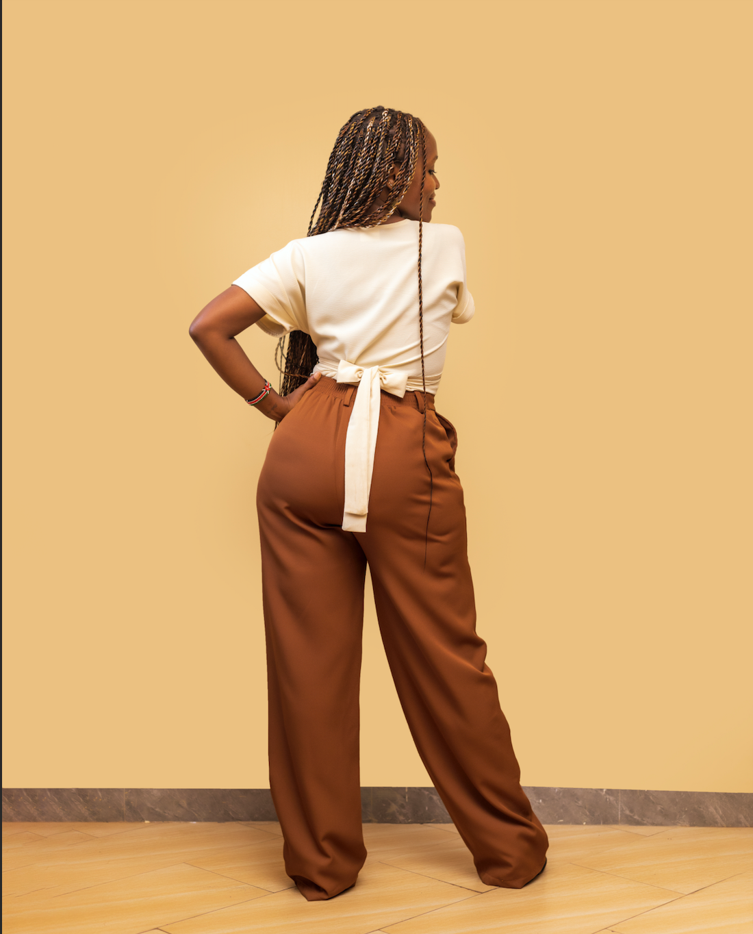 Malia Office Pants In Brown