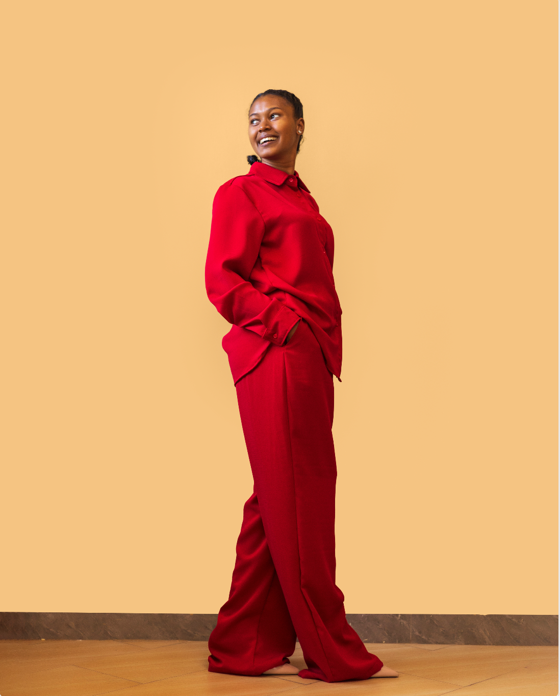 Nami 2 Piece Set In Red