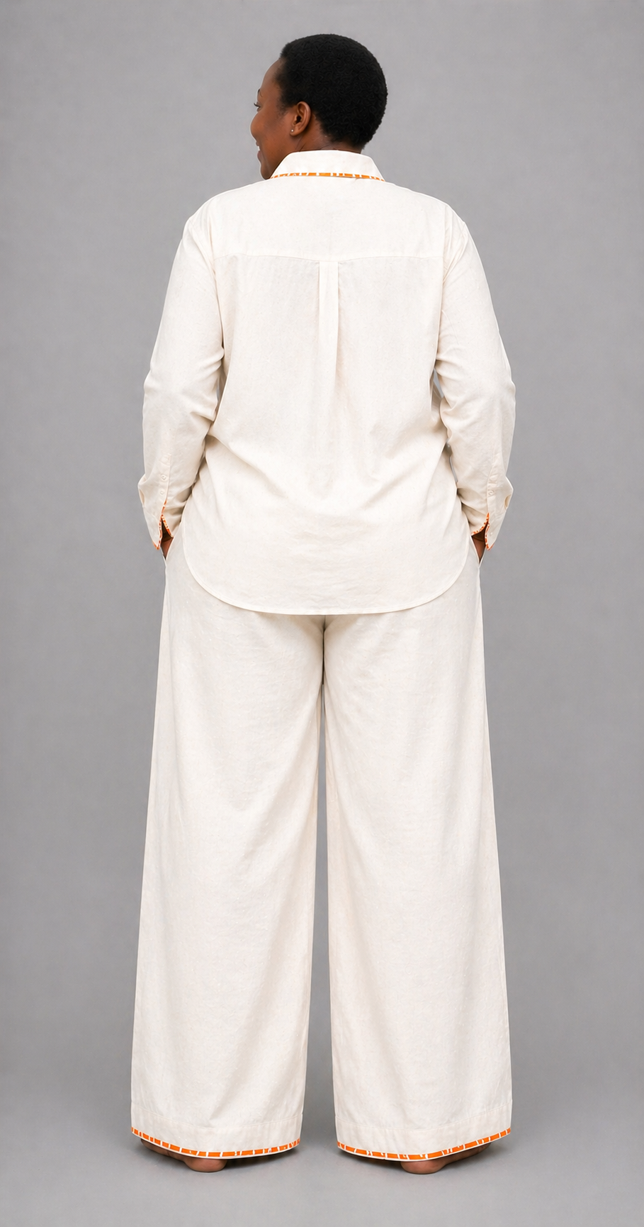 Ahvi Linen 2 Piece In Cream
