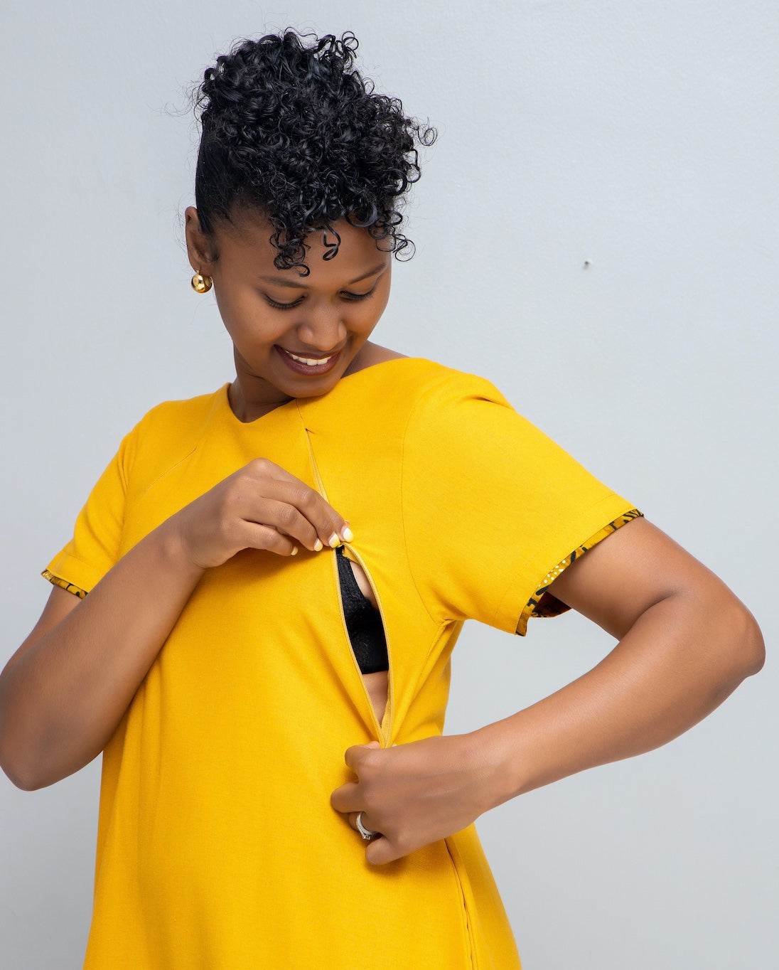 Anky Nursing Linen Dress In Mustard Rebel Afrika Shop Anky Nursing Linen Dress In Mustard Rebel Afrika Shop