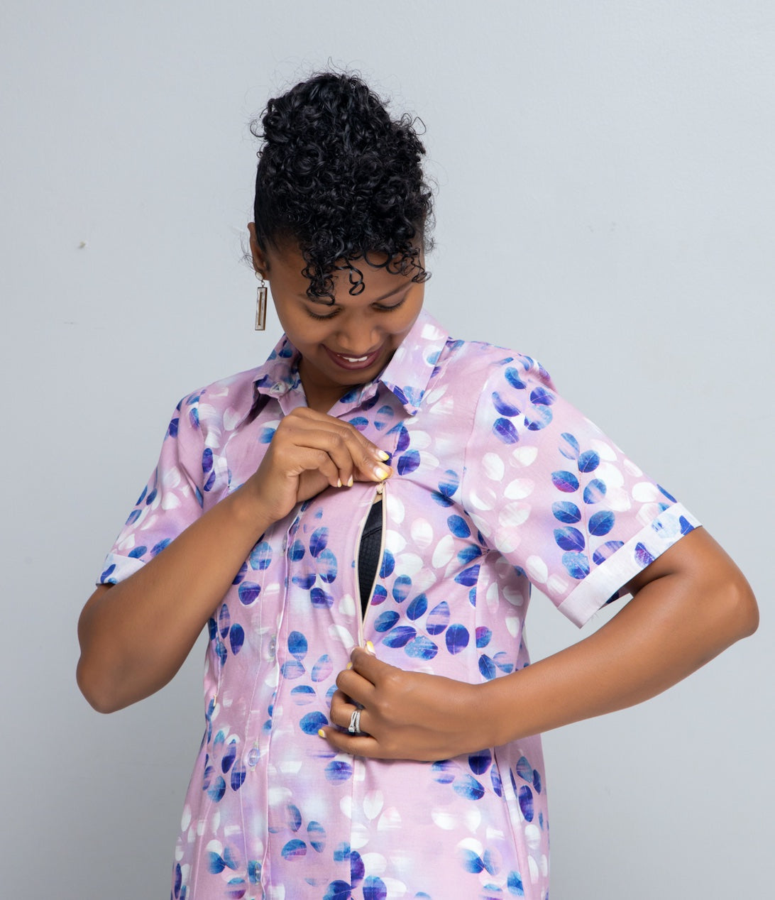 anya shirt dress Anya Collared Smock Dress in Seabreak