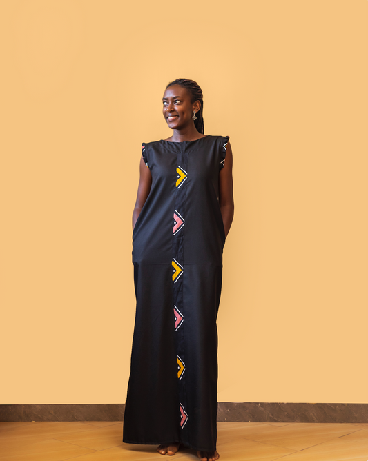 Ella Maxi Dress- Front Back Edition