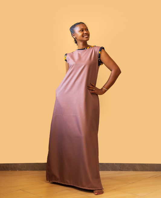Ella Maxi Dress In Mauve
