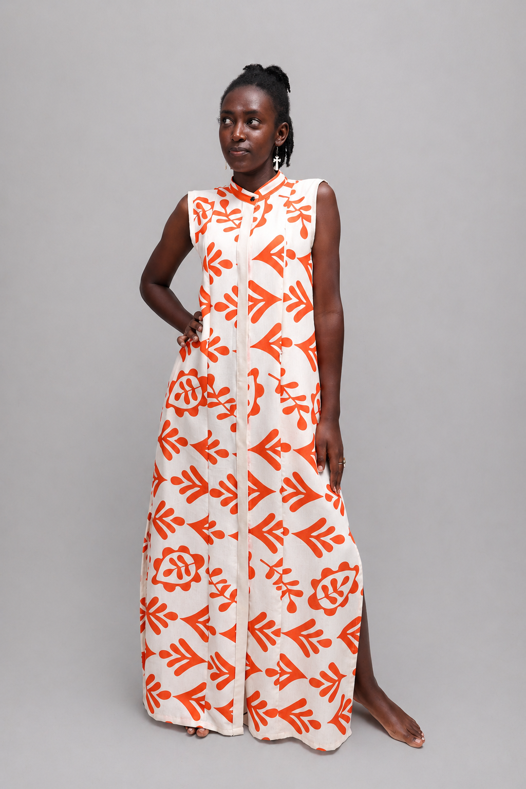 Lani Maxi Linen Shirt Dress