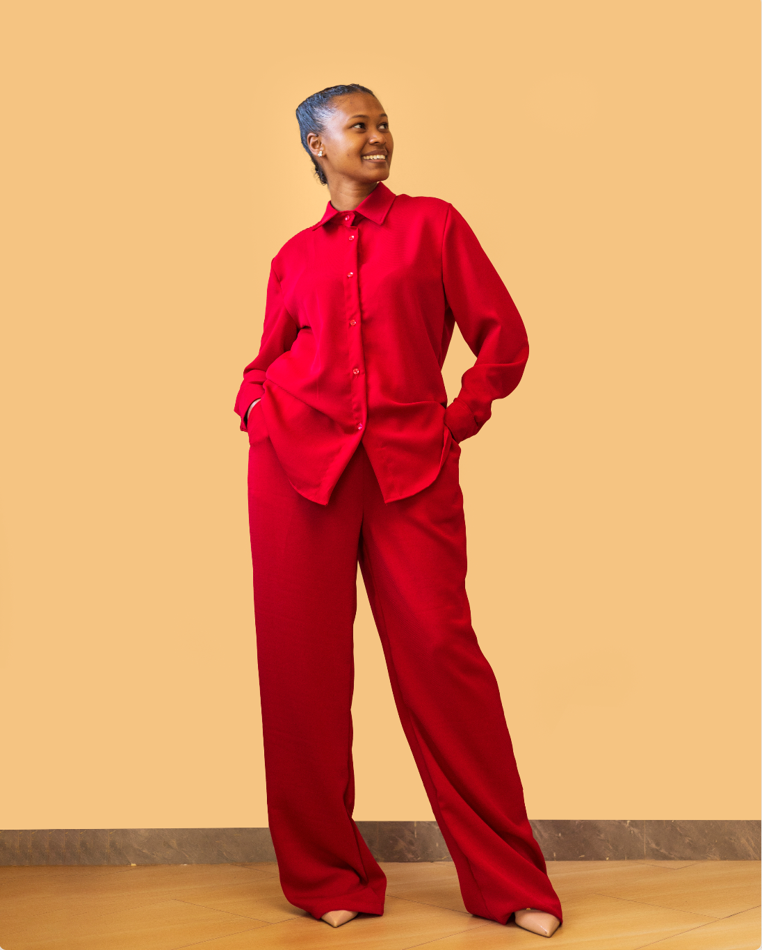 Nami 2 Piece Set In Red